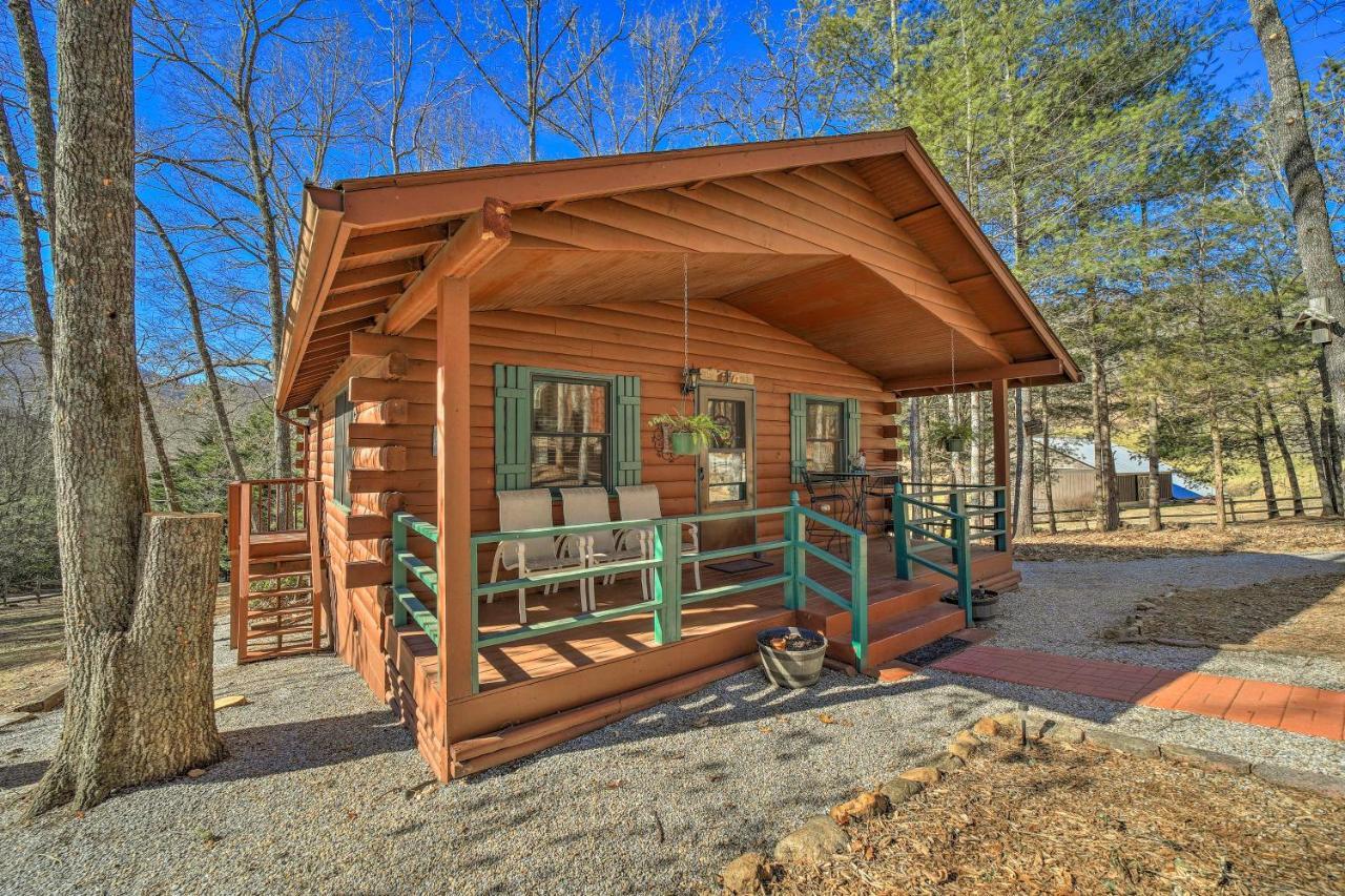 Franklin Cabin With Porch Near Hiking And Waterfalls! Exteriör bild